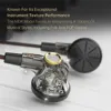 QKZ MDR Flat-Head Headphones 16MM Large Dynamic HIFI Bass Sport Earbuds Music Wired Earphones 3.5MM AUX Headset In Ear With Mic 2