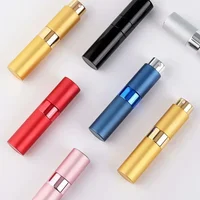 Portable Mini Travel High-end Perfume Bottle Base Refill Bottle Straight Charging Small Sample Perfume Aluminum Material 1