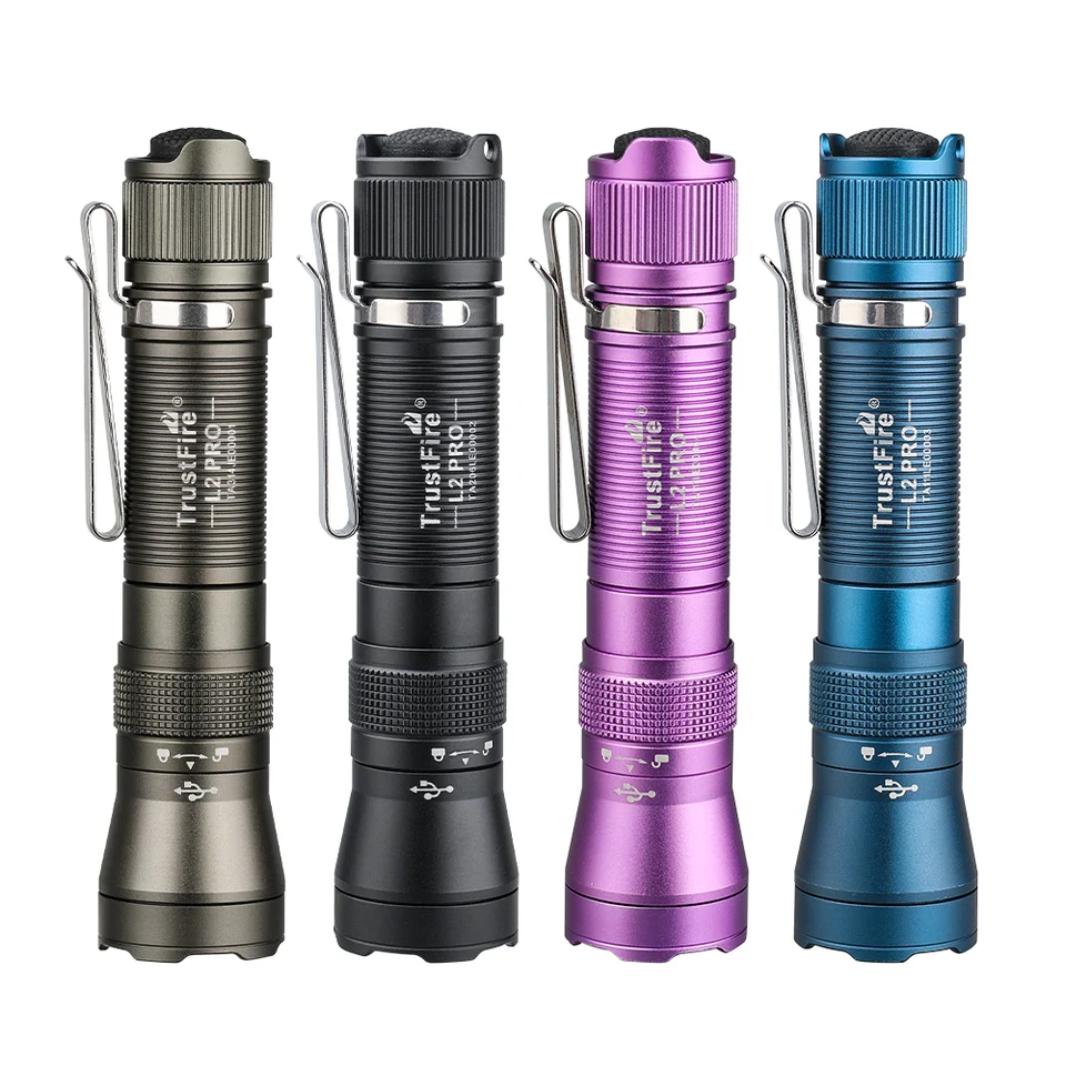 TrustFire T45R 650LM Tactical LEP Flashlight - 1695M Military With