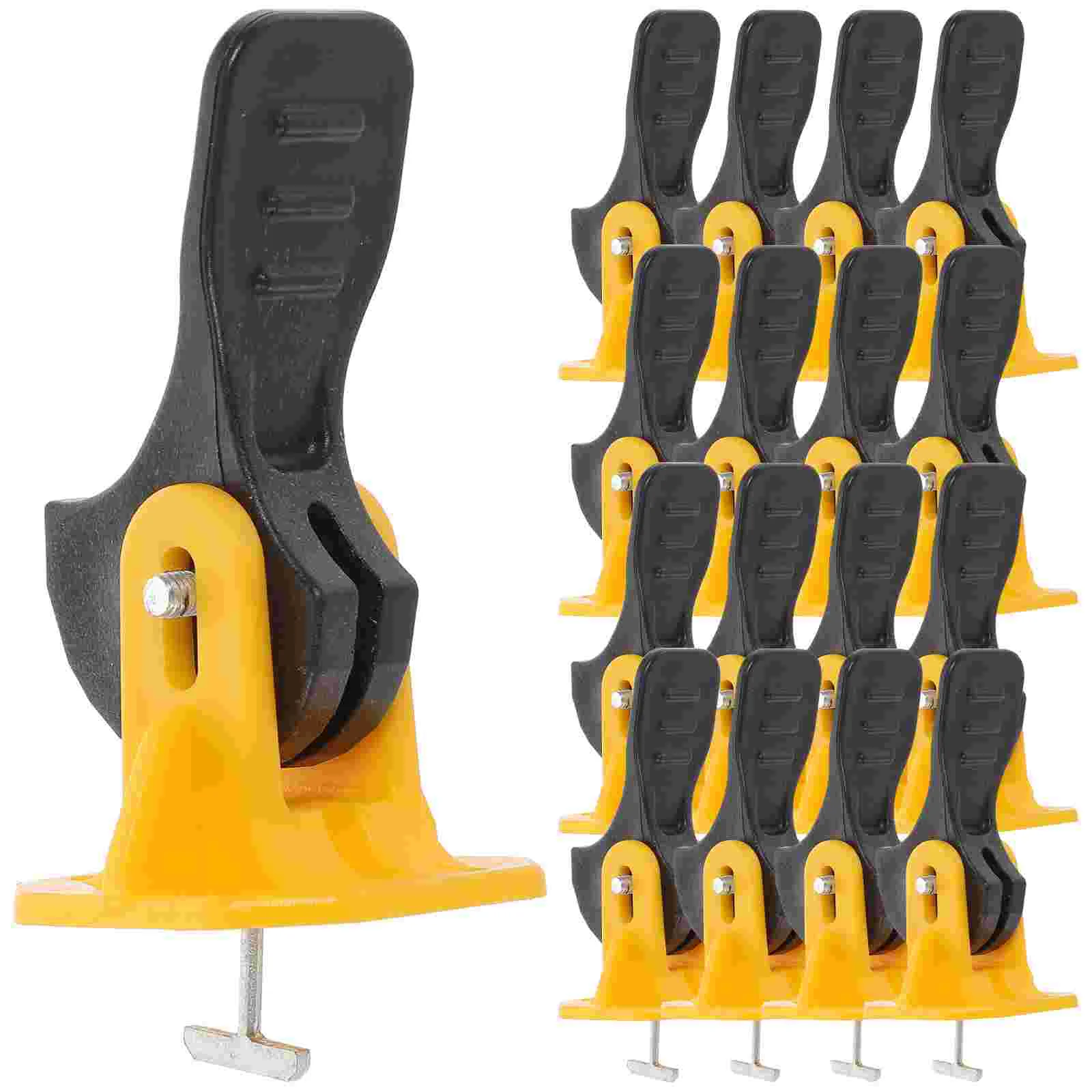 

50 Pcs Tile Leveler Leveling Tools for Installation Spacers System Kit Floor Self Compound Plastic Vibration