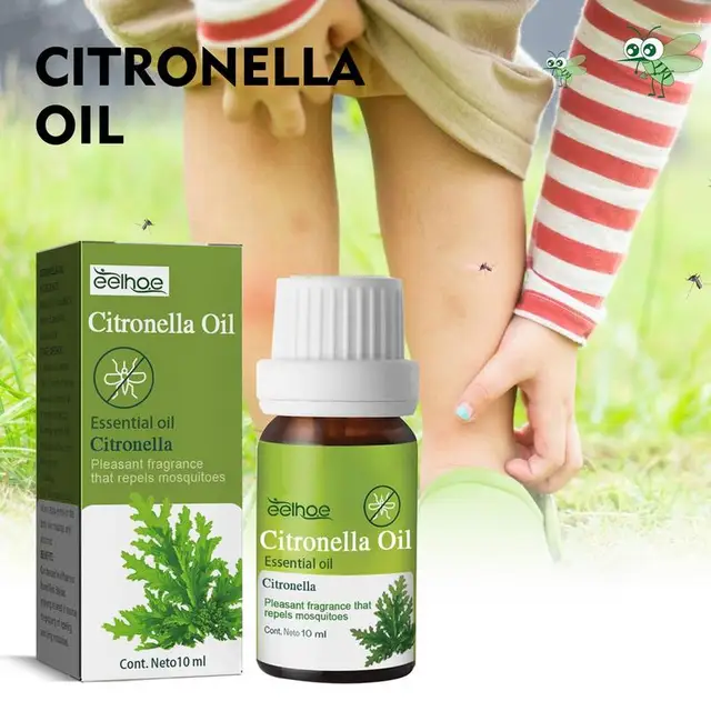 10Ml Természetes Citronella Illóolaj Olajszúnyogok Riasztóak Diffúzor Aromaolaj Aromás Illóolajok Bőrápolás - Image 5