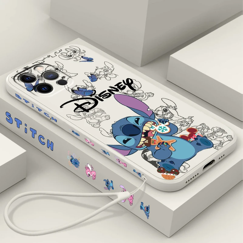 thumbnail image 1 of Funda de teléfono de TPU de Lilo & Stitch de Disney para Apple iPhone 15, 14, 13, 12, 11, XS, XR, X, 8, 7, SE Pro Max Plus, Mini, 1 of 5