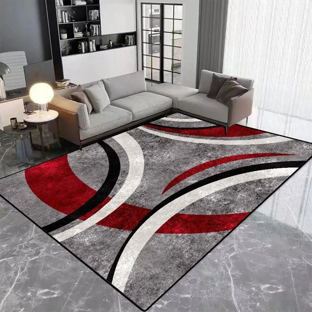 Luxury Household Decoration for Bedroom Rug Nordic Geometric Carpet Living Room Soft Easy Cleaning Lounge Sofa Area Rug Foot Mat 4