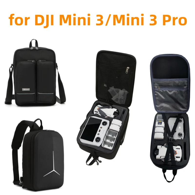 DJI Mini 3 Pro 용 운반 케이스 Mini 3 Pro/Mini 3 범용 배낭 가..