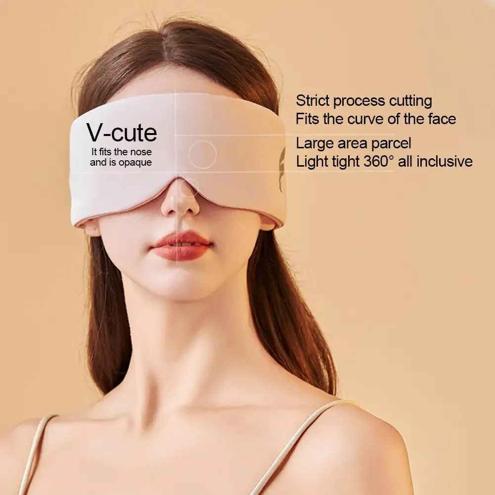 Cotton Silk Sleep Mask Blindfold Eye Cover Eye Patch Women Men Soft Portable Blindfold Travel Eyepatch Sleeping Eye Mask 5