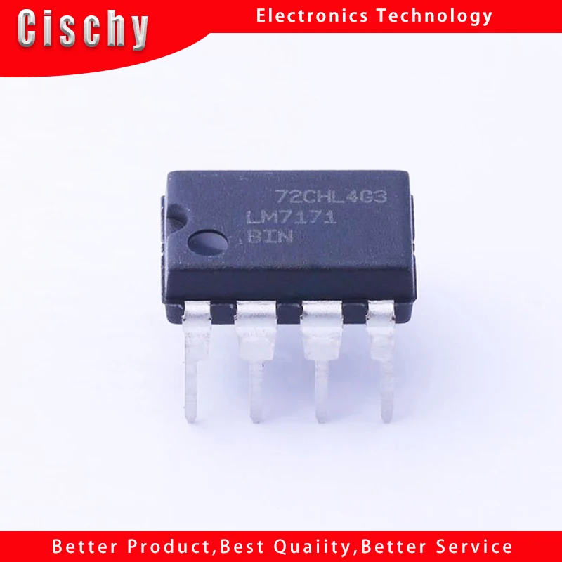 

1pcs/lot LM7171IN LM7171BIN DIP8 LM7171 DIP-8 In Stock