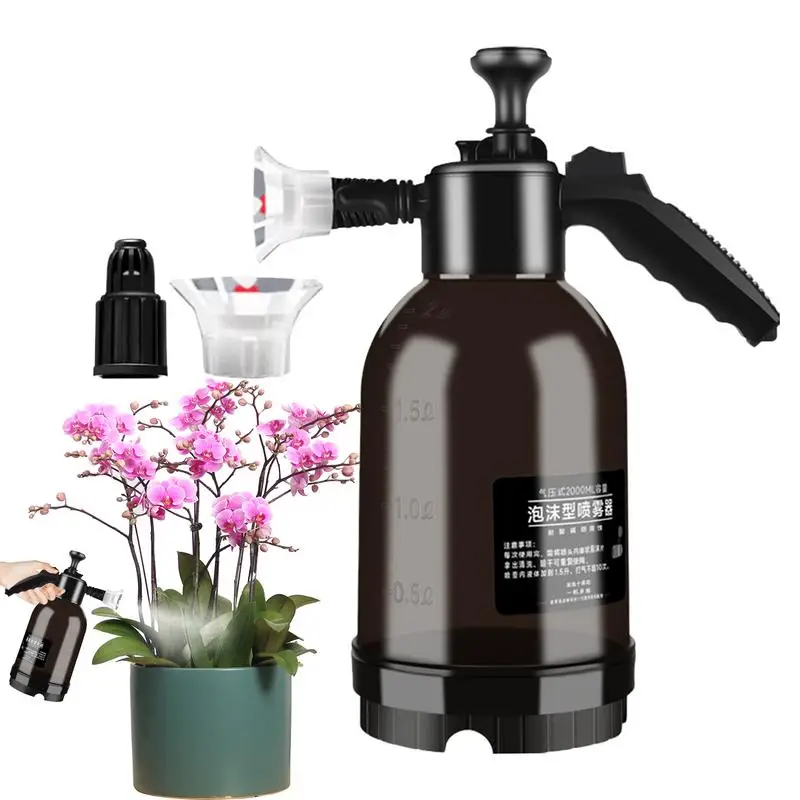 

Pressure Washer Foam Cannon Hand Held Garden Sprayer 2L Pressure Spray Bottle For Car Washing Plants Watering Fertilizing Home