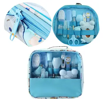13Pcs Soft-Bristle Brush Cleaning Products Baby Care Kit Health Care Toiletries Baby Grooming Kit Newborn Care Essentials Kids