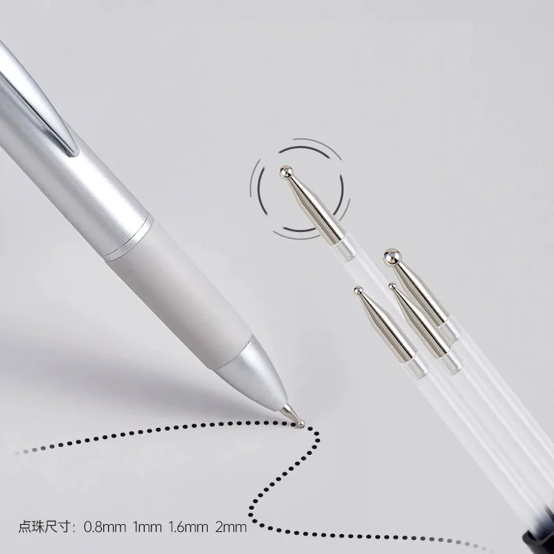 Nail Dotting Pen Nail Art Dotting Tools Ballpoint Pen Design Art Tip Dot Paint Manicure Kit Dot Drawing Home Salon