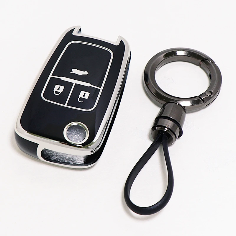 Premium Car Key Case Cover for Chevrolet and GMC Vehicles