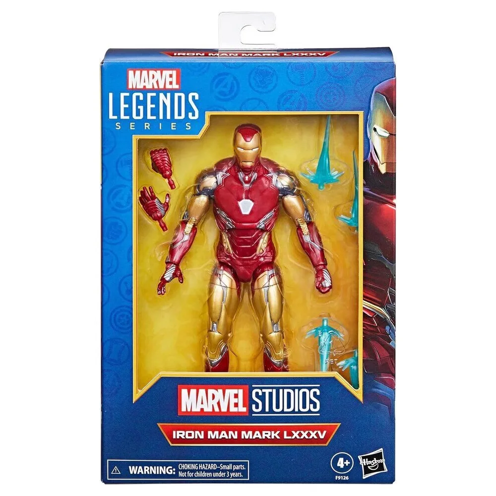 thumbnail image 1 of Figuras de acción de anime coleccionables de 6 pulgadas de Iron Man y Iron Spider de la serie Marvel Legends de Hasbro originales en stock, 1 of 5