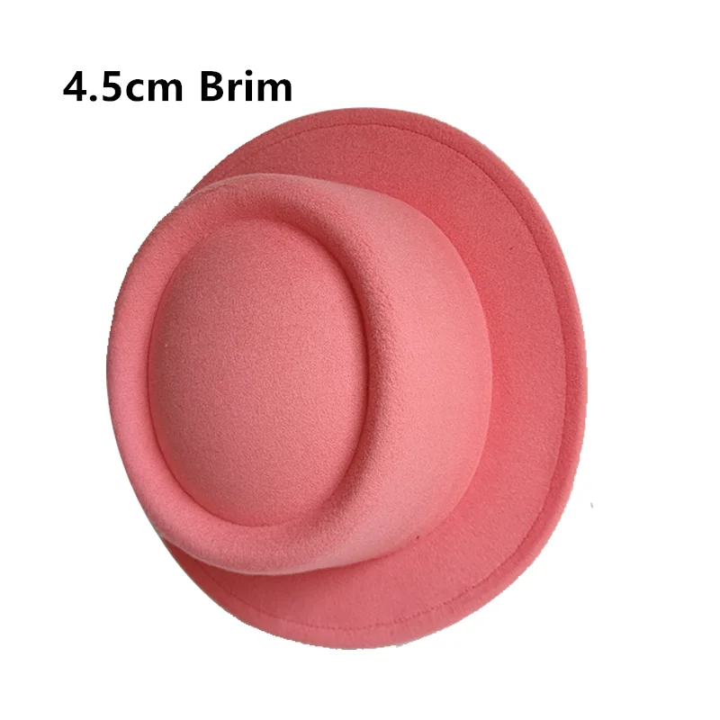 Fedora-Hut, 4,5 cm, dunkles Magenta, breite Krempe, Herrenmode, Herbst/Winter, Pork-Pie-Hut, Hochzeitshut, Damenhut, Gorras para hombres – Detail 14