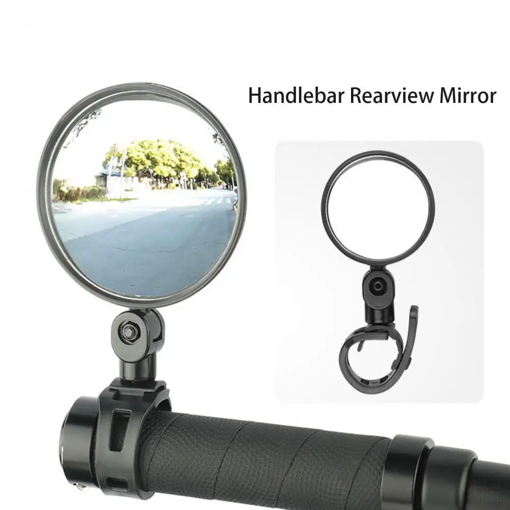 

Rearview Mirror Strap Multiple Angles Rotation Back Sights Acrylic 95/75/50mm Handlebar Convex Rearview Mirror Cycling Accessory