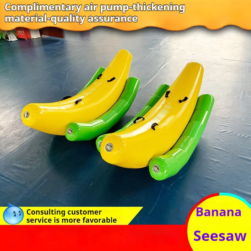Children's Inflatable Floating Banana Seesaw