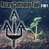 Manual Soil Lawn Scarifier Turning Tools Garden Aerator Rotary Tiller Cultivator Artifact for Home Garden Tools 4