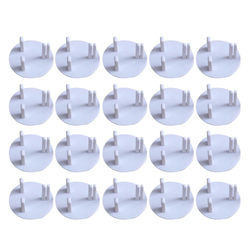 Socket Covers 10pcs US Child Safety Electrical Outlet Cover Plugs for Power Socket Guard Baby Protection Anti Electric Shock Rotate Protector