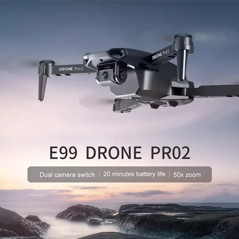 

E99 Pro New WIFI FPV RC Toy Wide Angle HD 4K 1080P Camera Height Hold Foldable Quadcopter Helicopters Remote Control Airplanes D