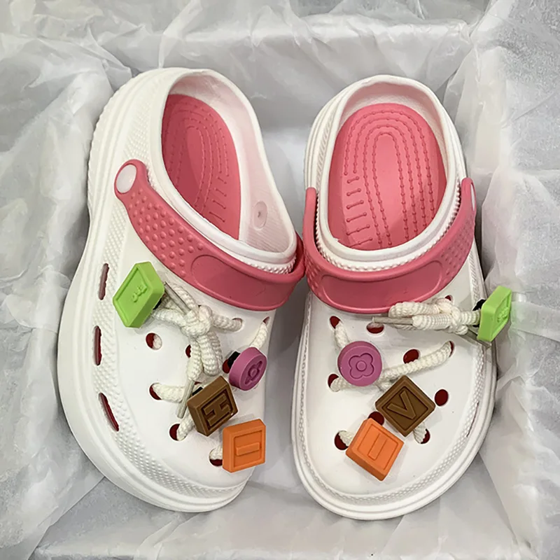 

New Fahion Summer Sandals for Women 2024 Heigh-increasing Platform Women Sandals Large Size 41 Beach Sandals Woman Zuecos Mujer
