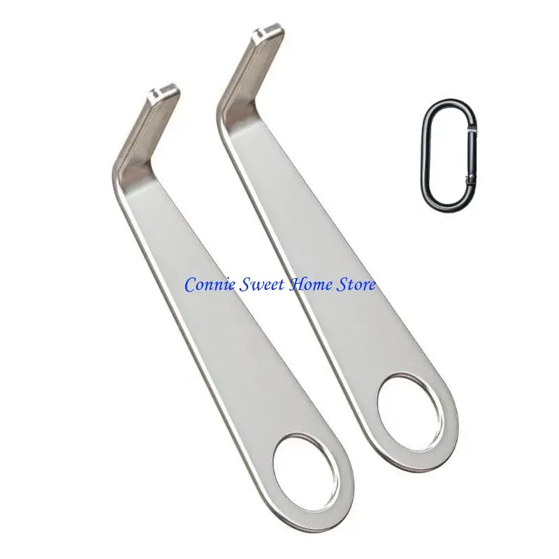 LXAF 2pcs 견고한 스테인레스 스틸 소재 초인종 링의 안전하고 간단한 제거를위한 핵심 도구 배터리 초인종