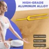 Colorful Aluminum Alloy Tuning Forks, Tuning Forks for Therapy, Voice Therapy with cleaning cloth base 3
