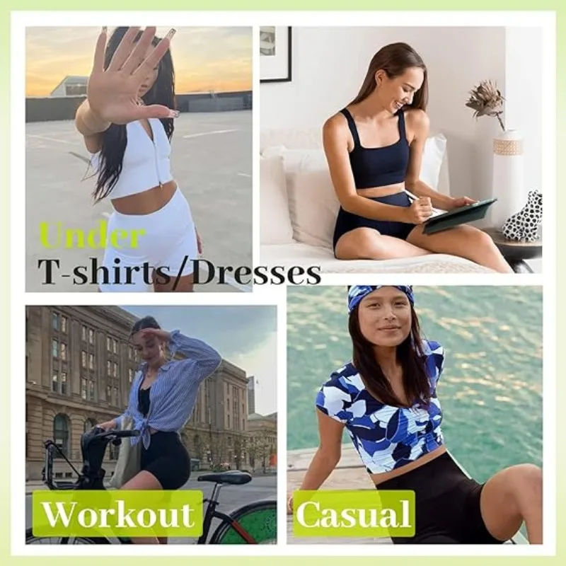 Women\'s High Waist Tight Shorts Black Color Fitness Waist Seamless Sweat Yoga Leggings Female Proof Hip Sports Skinny Pants