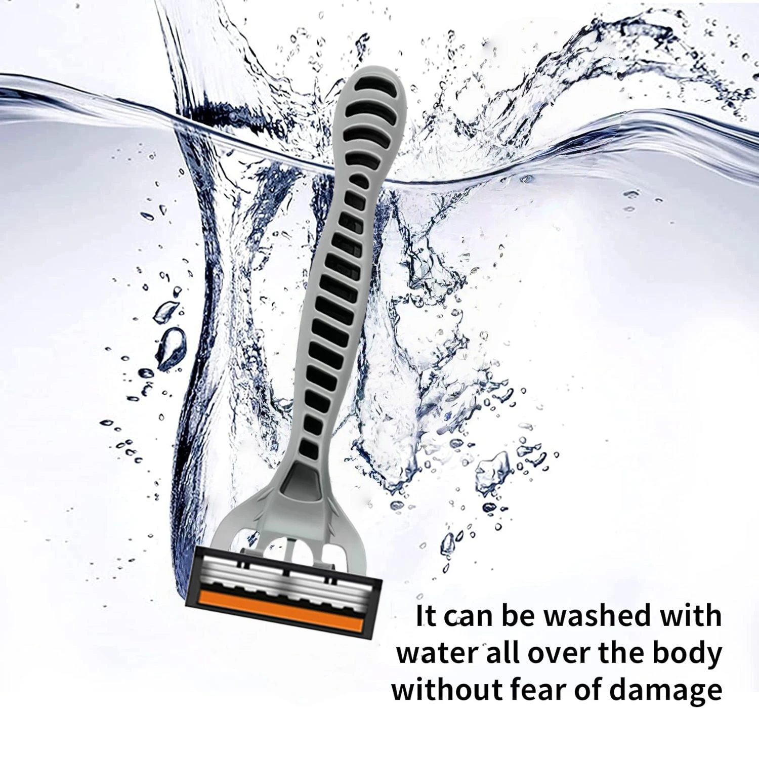 3-layer Stainless Steel Manual Safety Razor For Smooth Shaving_voghion.com