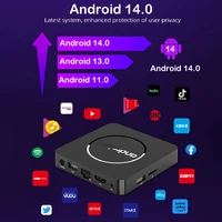 Android TV Box Q10 Android 14 Dual Wifi 2.4G&5G Google Voice Ram 4GB 8GB Rom 64GB 128GB Media player 3D 8K Video 4K Set Top Box 2