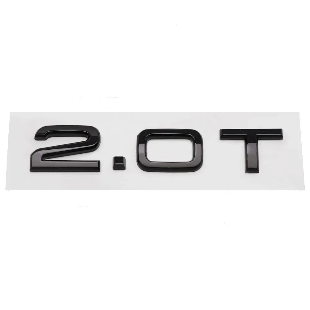 Sleek 3D ABS Letters Rear Trunk Badge Emblem Logo