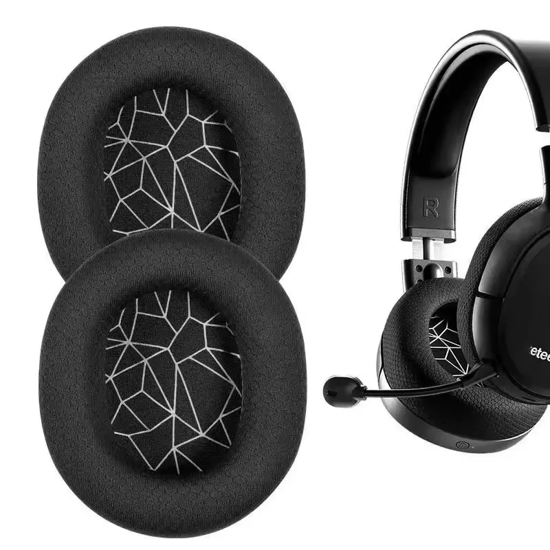 Original Fabric Ear Pads Cushion Earmuffs for SteelSeries Arctis 3 5 7 pro Lossless Wireless Gaming Headset Headphone