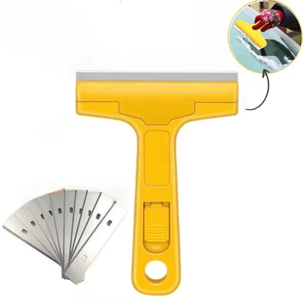 Cleaning Shovel Cutter 100mm Portable Glass Floor Tiles Scraper Blade Seam Removal