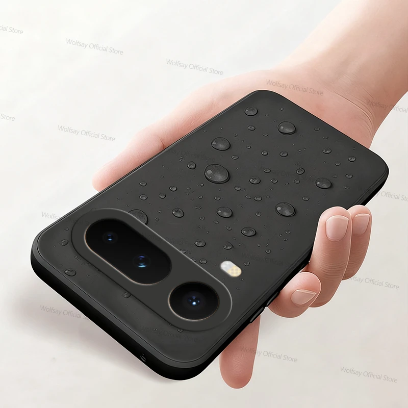 Enhanced Product Title: Shockproof Liquid Silicone Protective Phone Case -