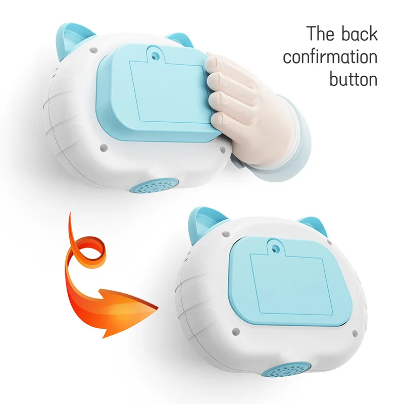 Electronic Pop Quick Push Bubbles Game Machine Kid Cartoon Fun Squeezing Toys Anti Stress Sensory Bubble Toy Gift 3 Colors 1 pcs sensory fidget toy