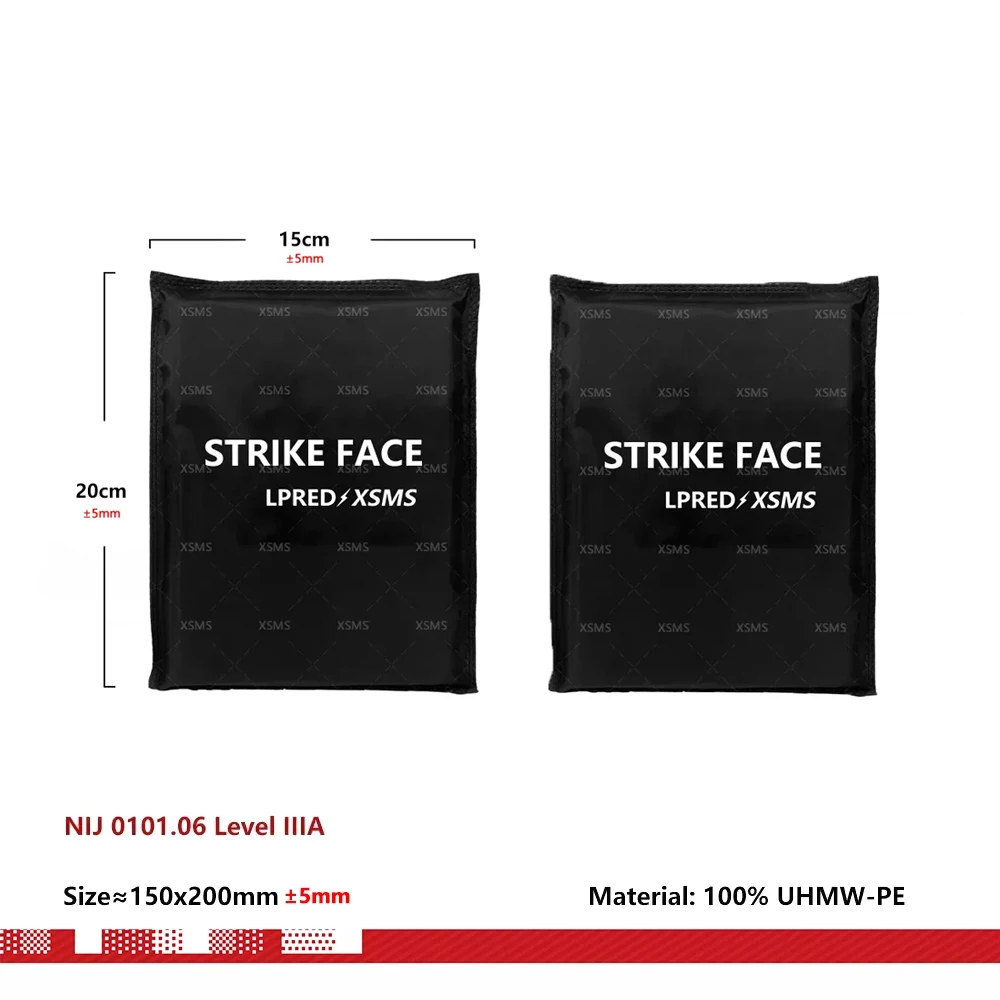 NIJ IIIA 1 ペアソフト防弾プレート NIJ IIIA 3A 防弾ベスト防弾バック