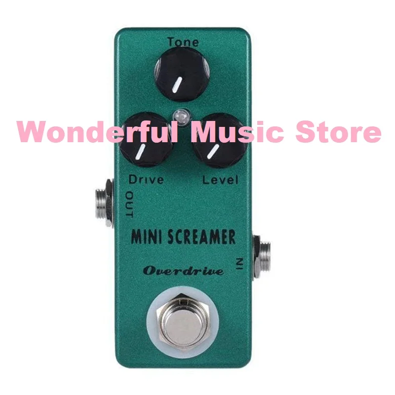 MOSKY Audio MINI SCREAMER Tube Overdrive Guitar Effects Pedal Effector