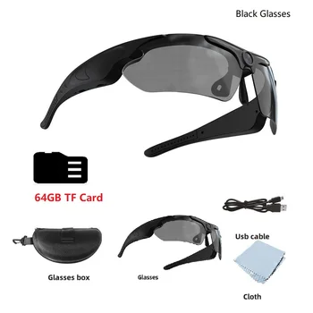 2026 Glasses With 1080p High-definition Mini Camera Smart Glasses Cycling Recorder Outdoor Sports Recording Goggles 6