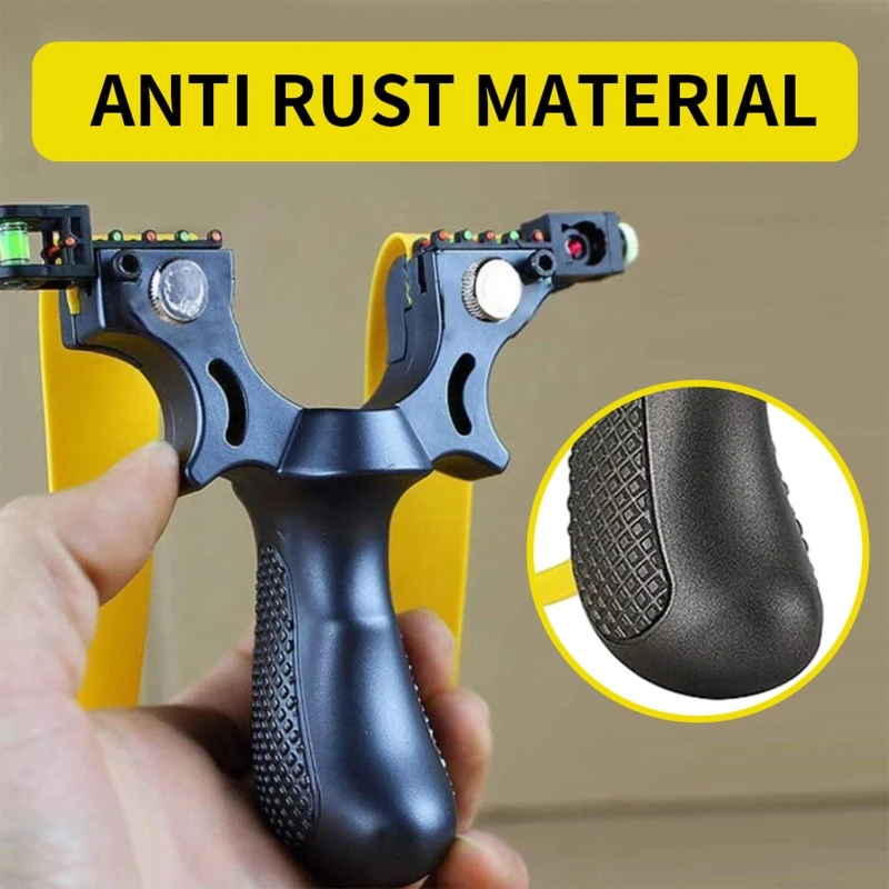 Adjustable Slingshots Hunting Accessories Fishing Aming Equipment with Rubber Band for Outdoor Adventure Camping 2