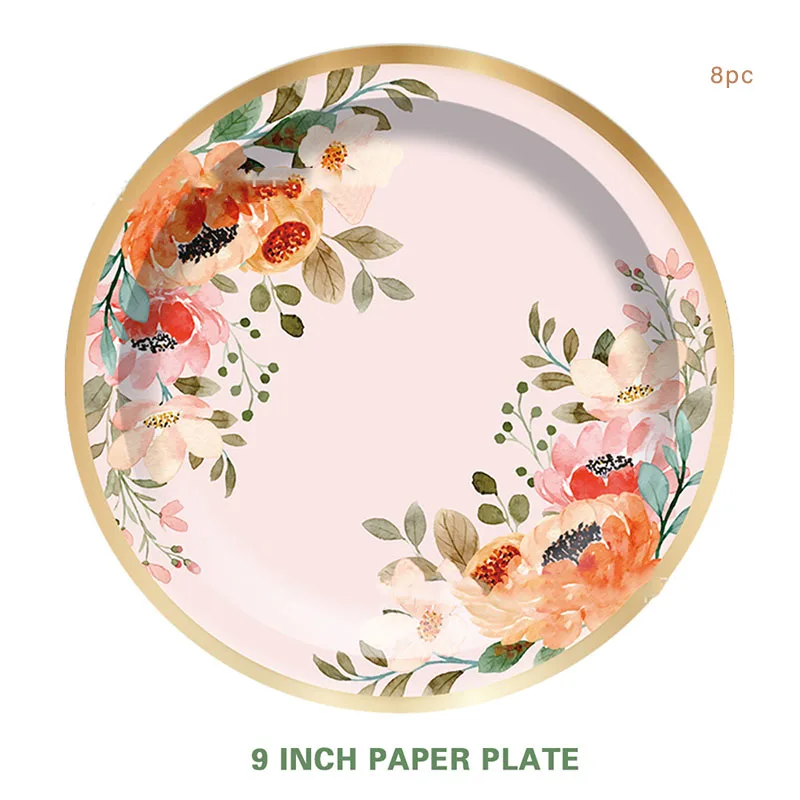 9 Inch Printed Paper Plate