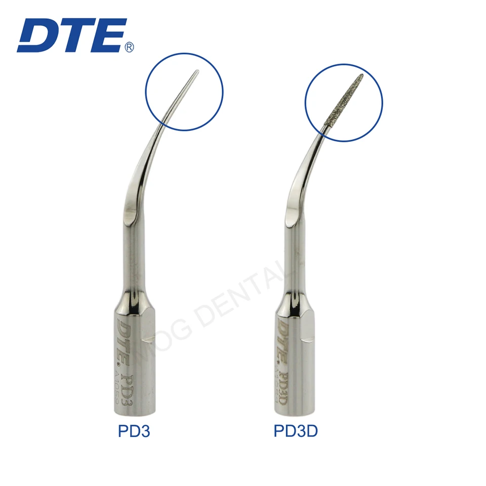 Embouts De Détartrage Ultrasonique Woodpecker DTE – Compatibles SATELEC, ACTEON, NSK – Pour Dentisterie Et Endodontie