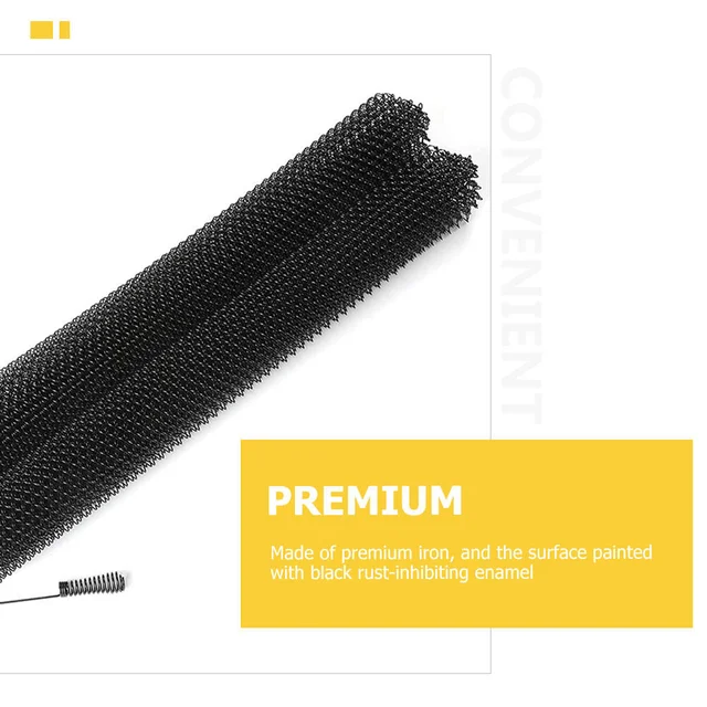 Black 161X48.3X0.5CM