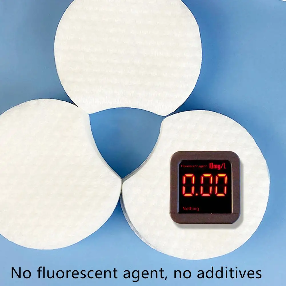 Cotton Rounds for Face 300/600/1200 Count Certified Organic Hypoallergenic Soft Absorbent For Makeup Beauty Cosmetics makeup remover pads