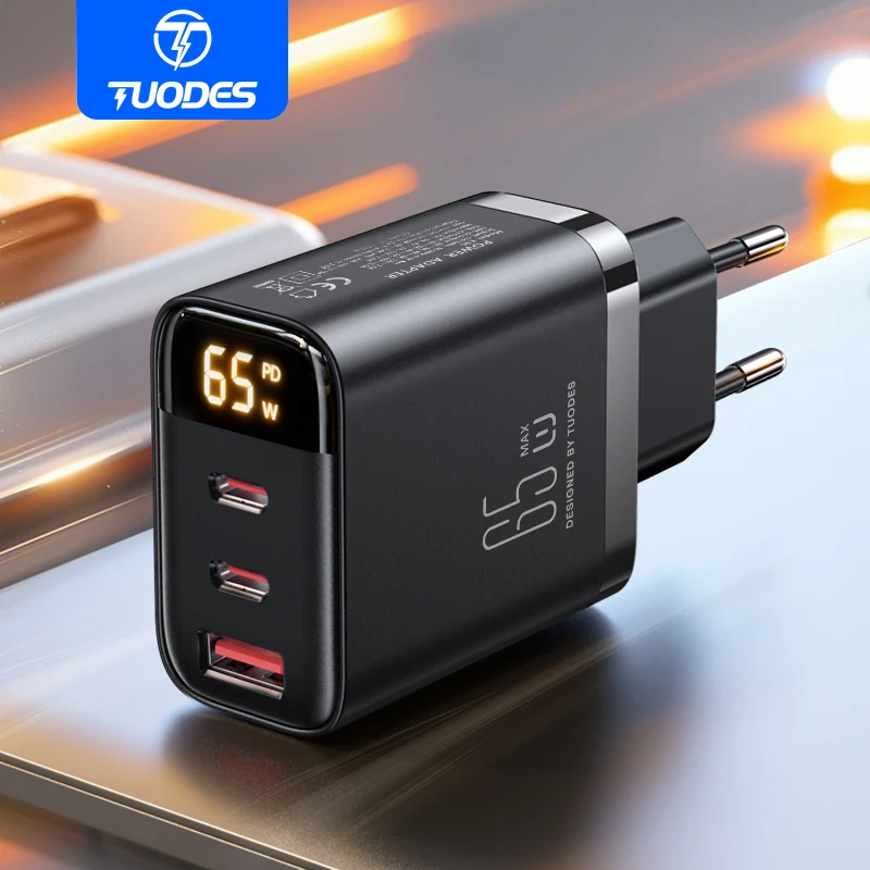 Tuodes 65w GaN Charger PPS PD USB Type C Fast thumbnail 7