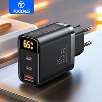Tuodes 65w GaN Charger PPS PD USB Type C Fast Charging QC4.0 Quick Charge For iPhone 17 Macbook Air Tablet Samsung Xiaomi Laptop 1