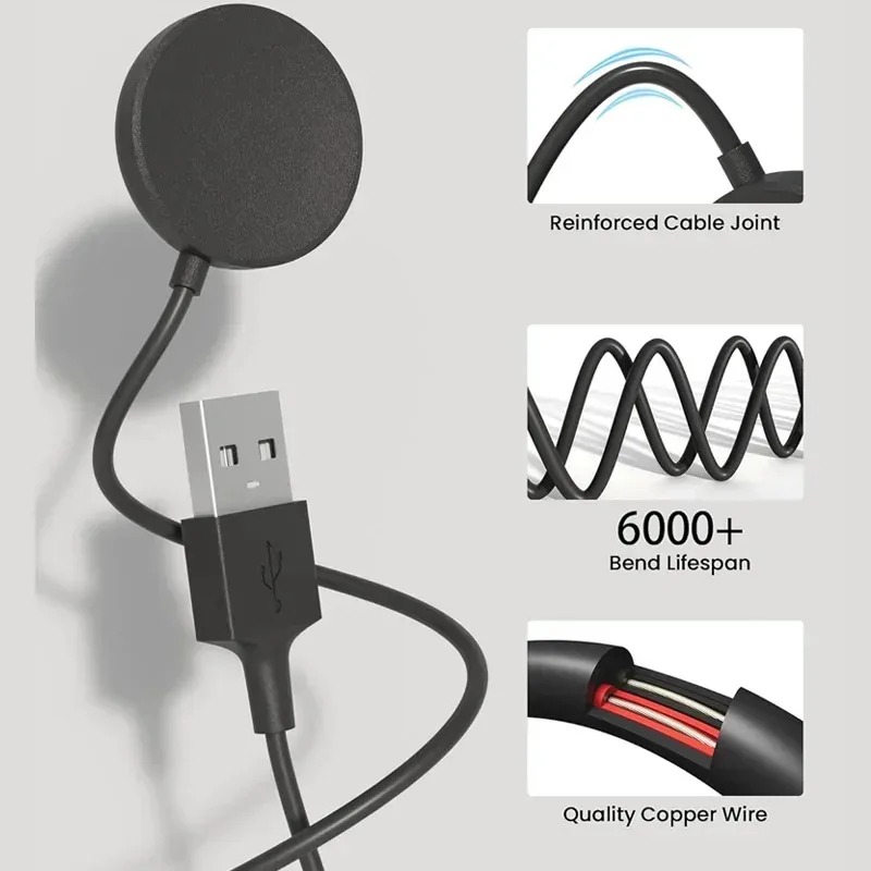 Universal Magnetic Wireless Charger Portable USB Fast Charging Dock Station