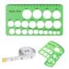 Nipple Ruler for Breast Pump Flange Sizing Tool Silicone Nipple for New Moms Breast Pump Flange Sizing Tool with 1.5M Soft Ruler 1
