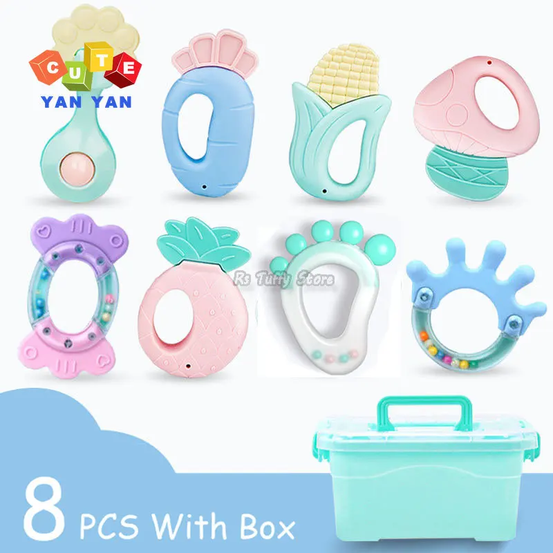 Baby Rattle Teether Set 0-12 Months 4
