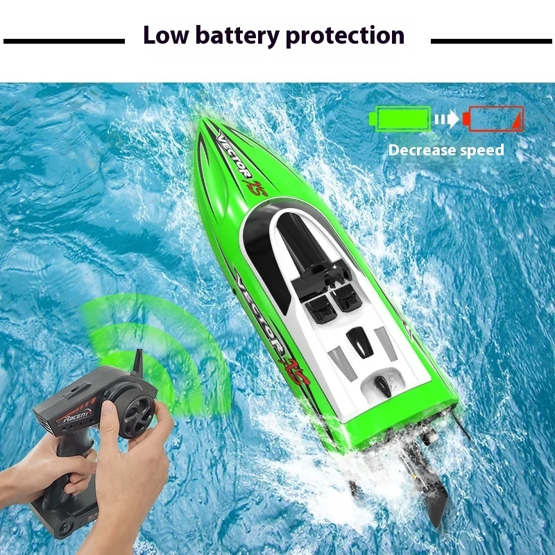 2.4g Remote Control Speedboat High-speed Brushless Rc Boat Toys Vector Xs Rtr Model Racing Ship Kids Boys Birthday Gifts 2