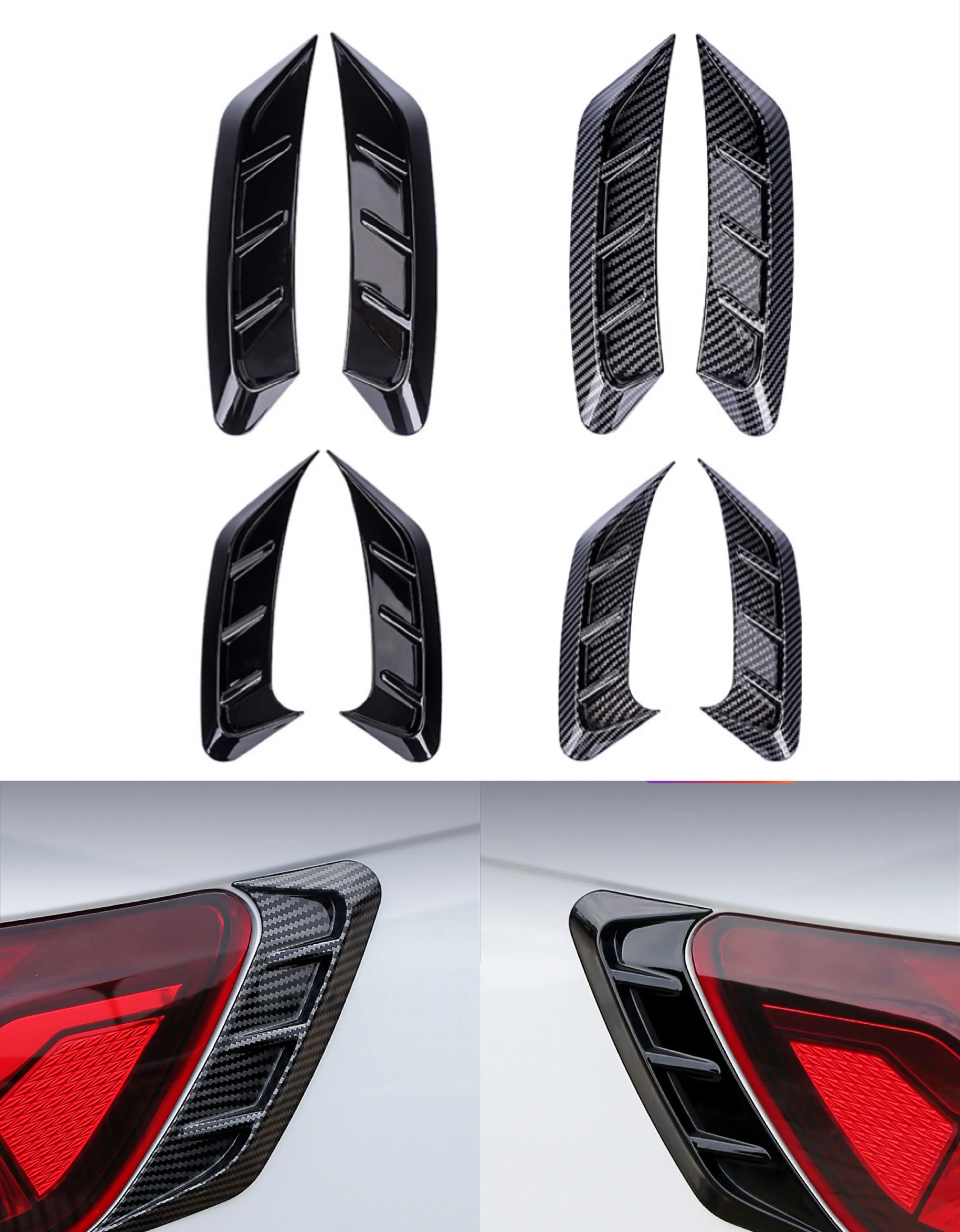 For Audi A4 B9 2020 2021 2022 Rs4 Car Headlight Eyebrow Cover