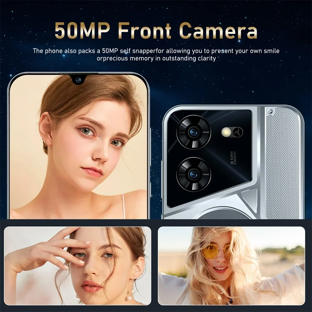 포바 5 프로 스마트폰, 안드로이드 페이스 언락 휴대폰, 7.3HD, 16GB + 1TB, 4G, 5G, 듀얼 심, 6800mAh, 오리지널