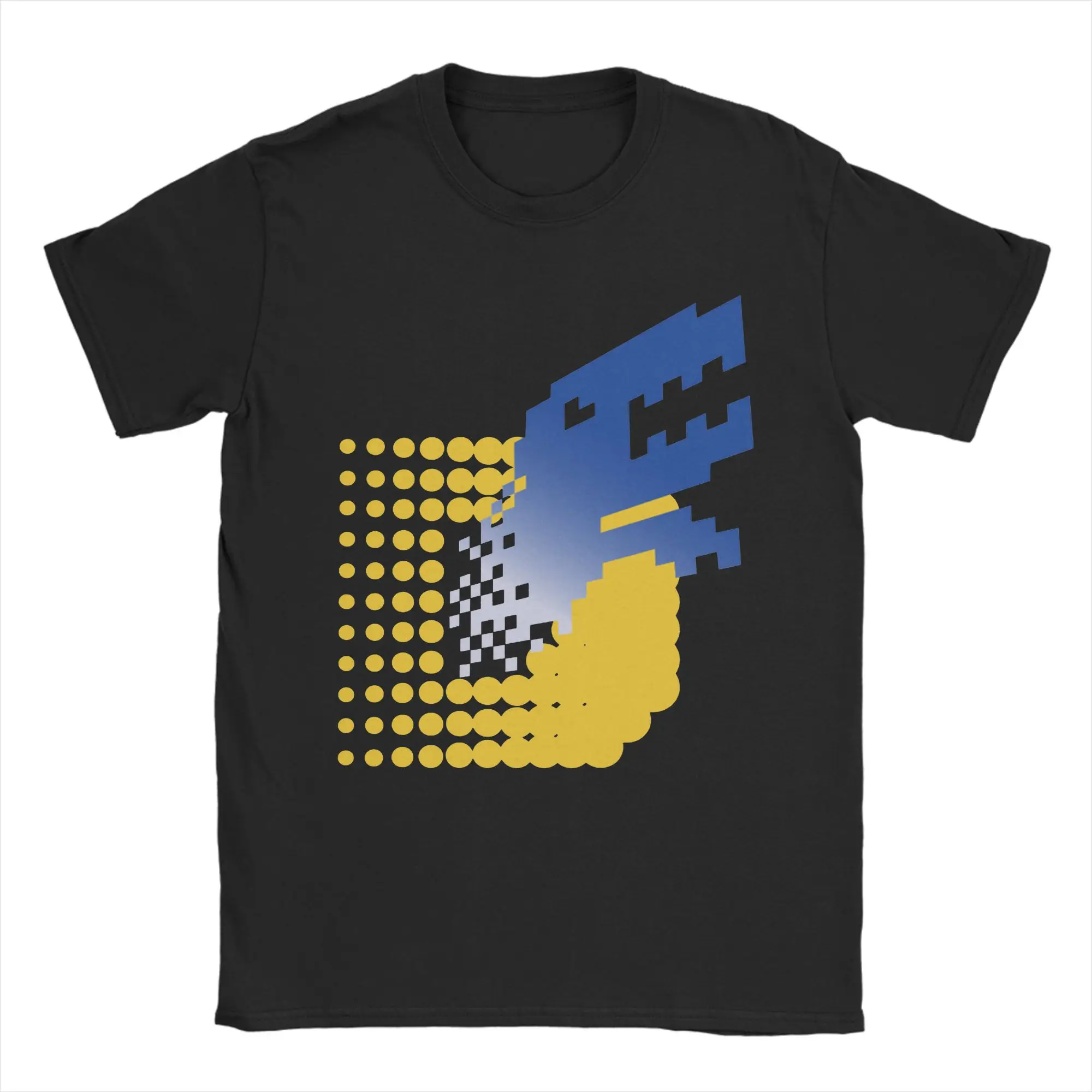 Harajuku Digimon Tamers Logo T-Shirts für Herren, 100 % Baumwolle, kurzärmelig, nostalgisches Anime-Sommer-Top-T-Shirt mit Rundhalsausschnitt