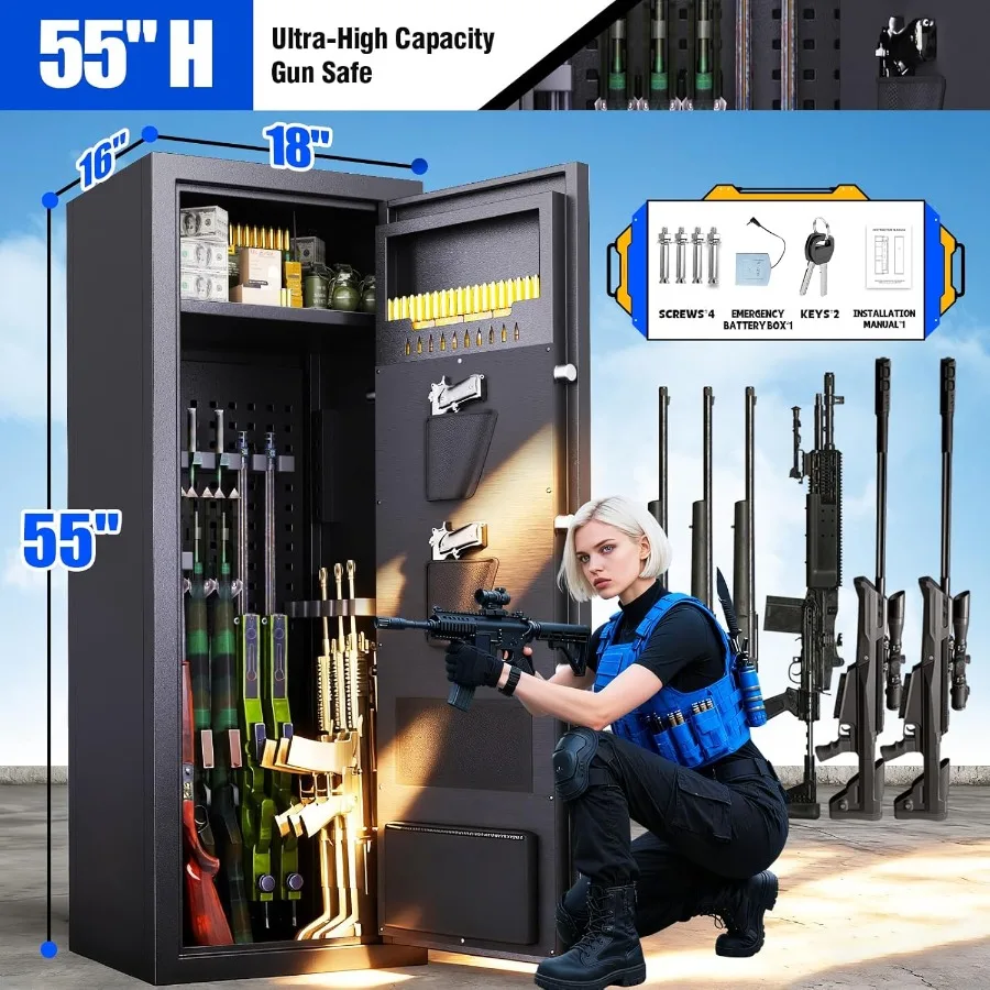 Biometric Fireproof Gun Safe 2